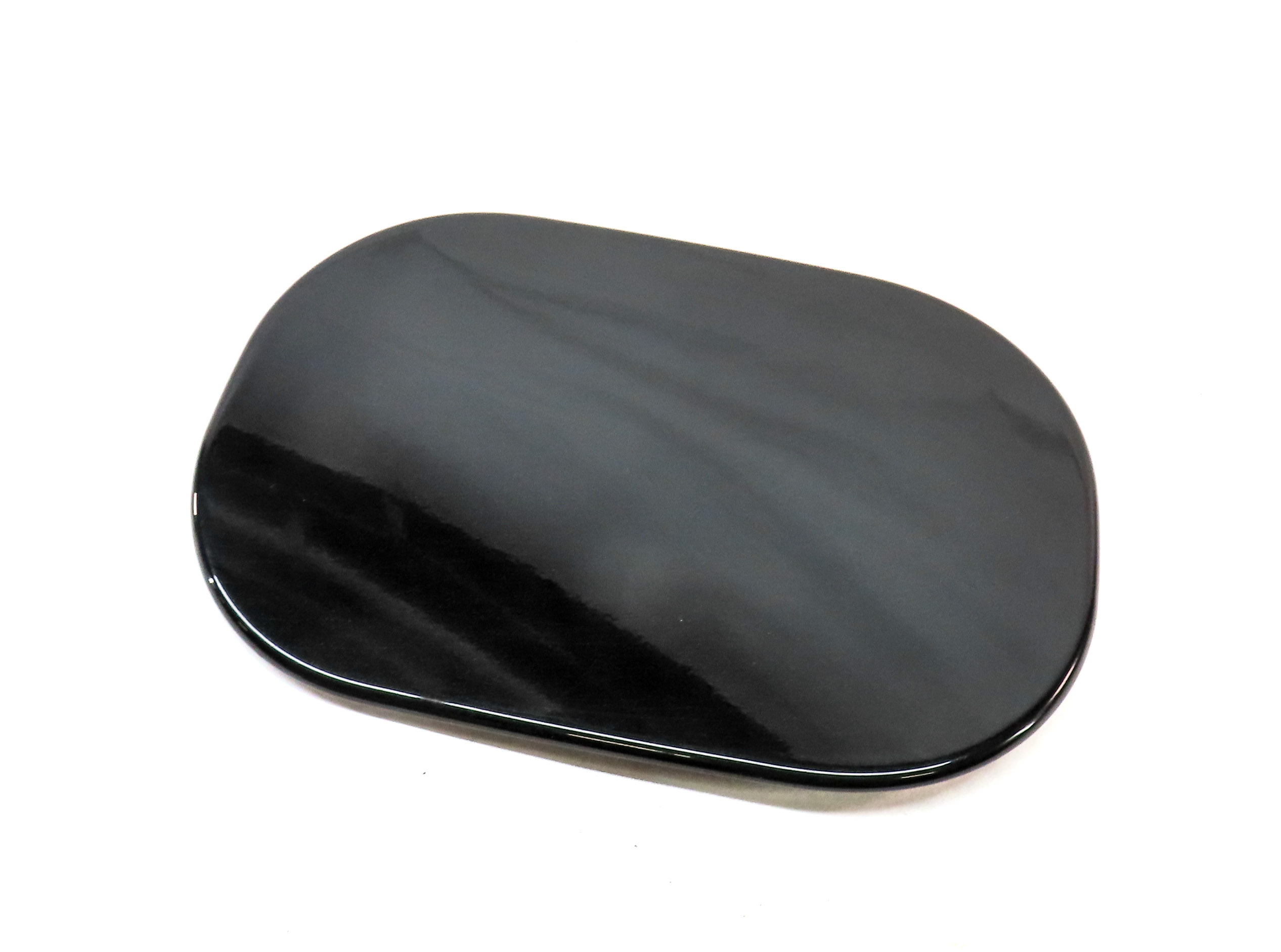 2013-2021 RANGE ROVER (L405) FUEL TANK DOOR LID COVER TRIM (BLACK) — exact item pictured